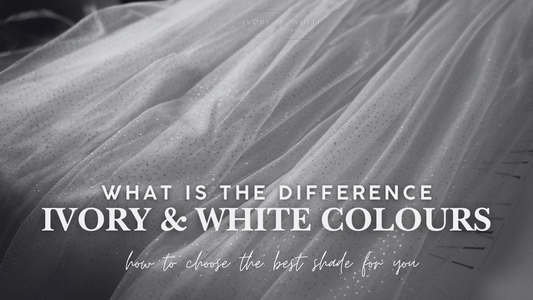 The Difference Between White, Ivory, and Champagne: Choosing the Right Shade for Your Dress and Veil