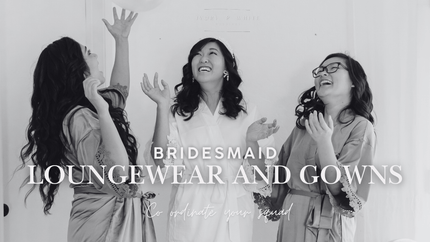 Coordinating Bridesmaid Pyjamas for Your Squad - Ivory & White