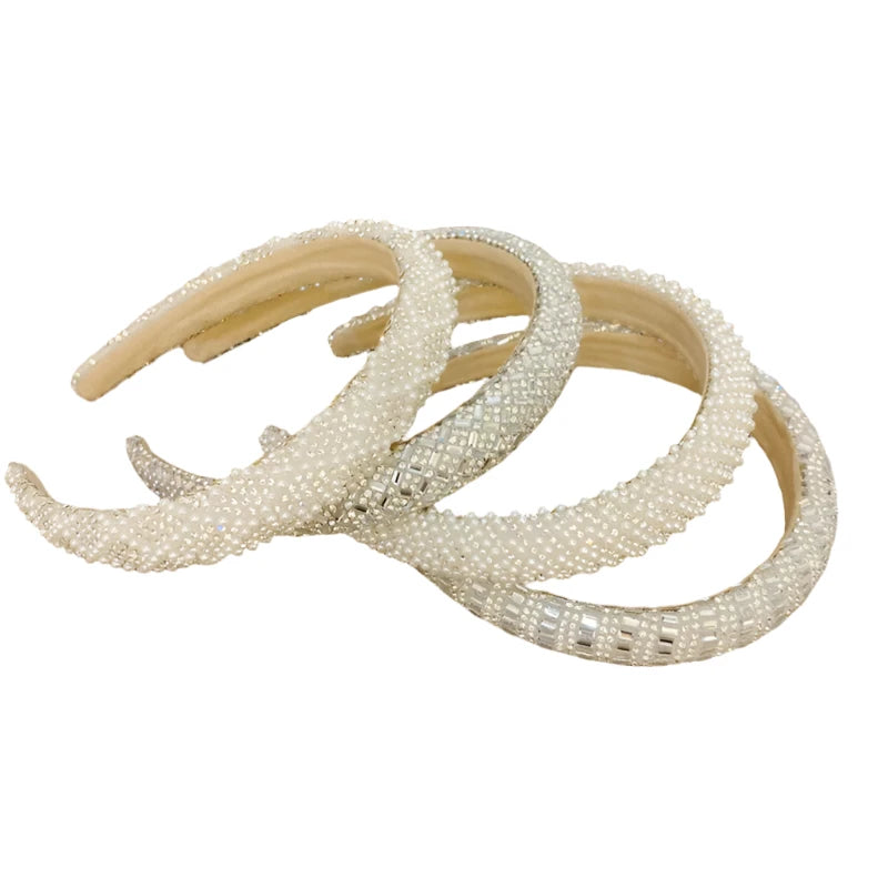 Luxe Faux Pearl and Rhinestone Headband