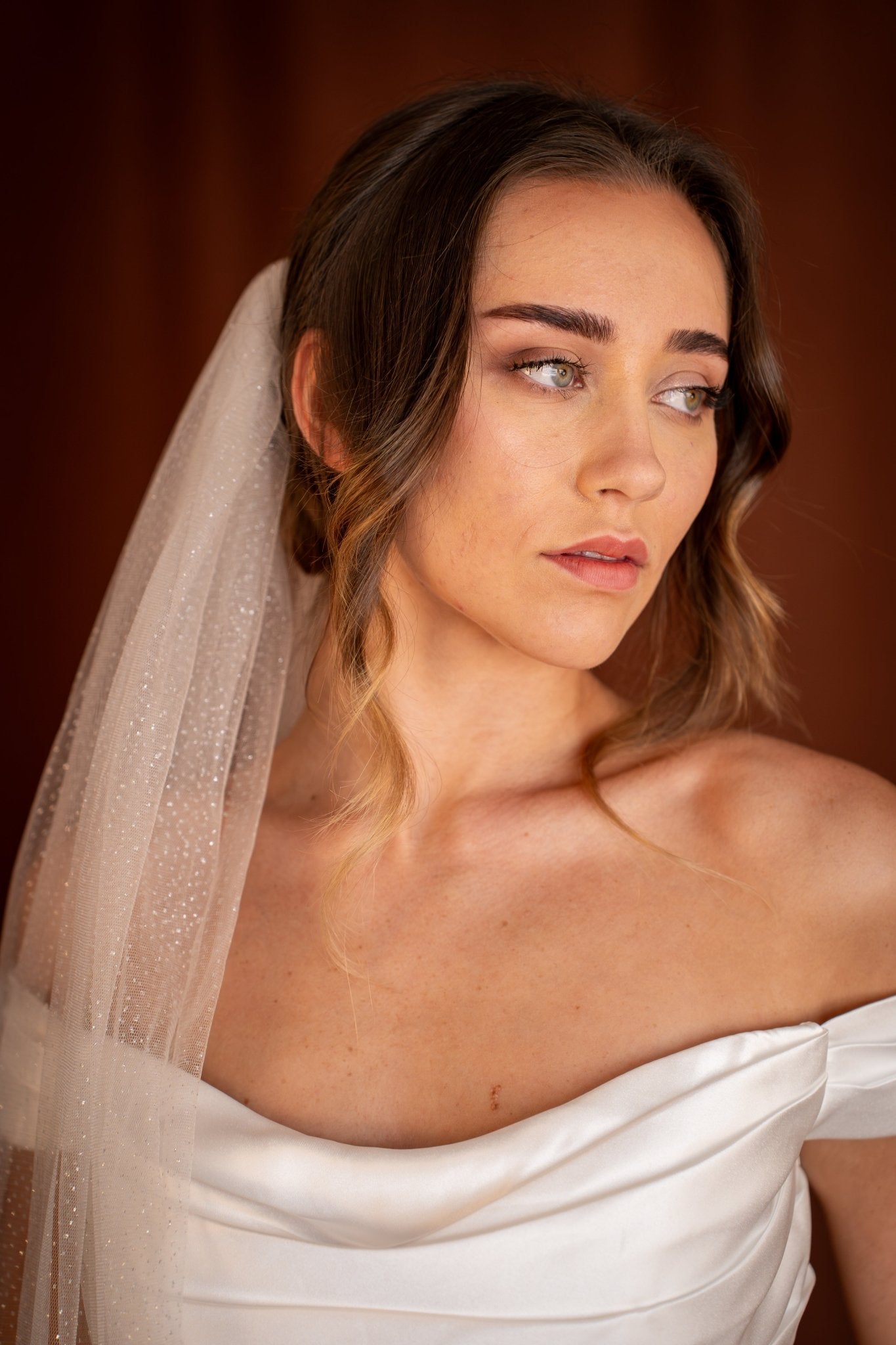 Avery | Glitter Veil - 14:29;200000063:1952;200007763:201336100 - Bridal Veil - Ivory & White