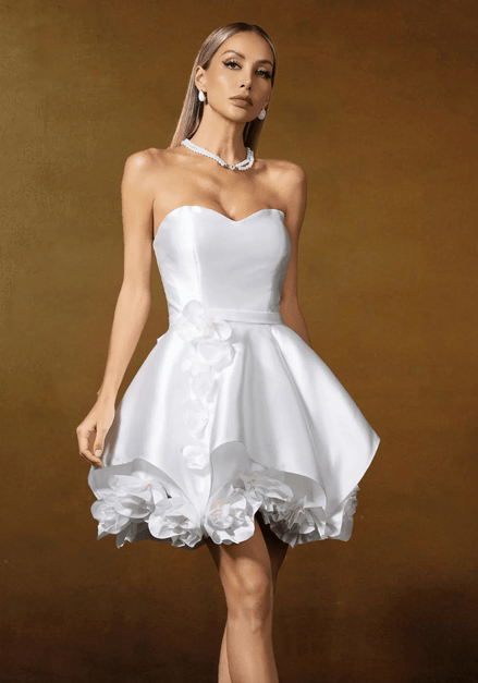 Dahlia - Wedding Dress - Ivory & White