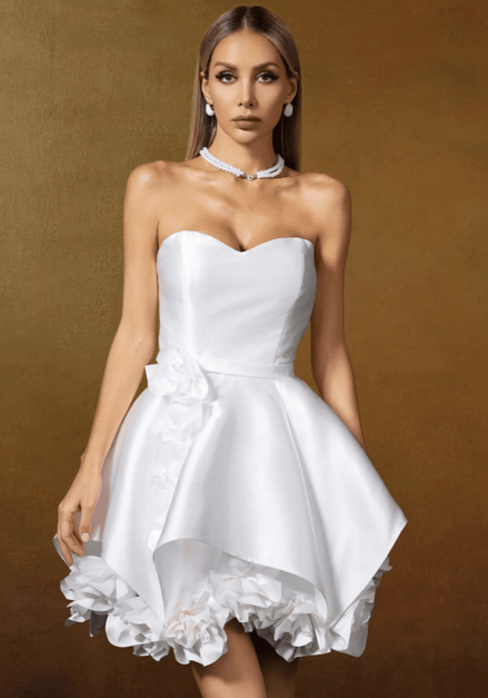 Dahlia - Wedding Dress - Ivory & White