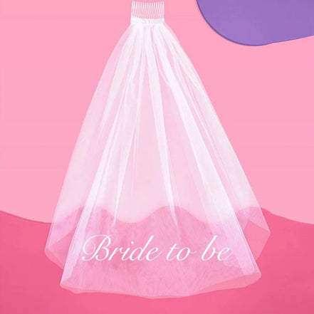 Isla | Bride to be Veil - 14:202422806Bride to be - Bridal Veil - Ivory & White