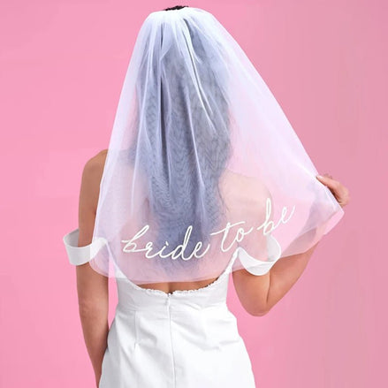 Isla | Bride to be Veil - 14:202422806Bride to be - Bridal Veil - Ivory & White
