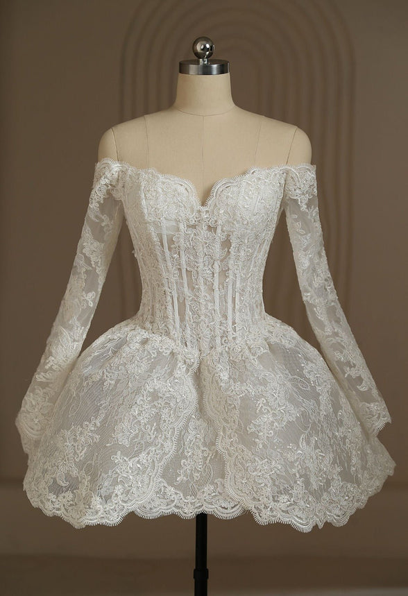 Kari - Wedding Dress - Ivory & White