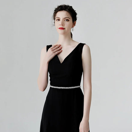 Rhinestone Belt - 14:350853WS - J136S - Ivory & White