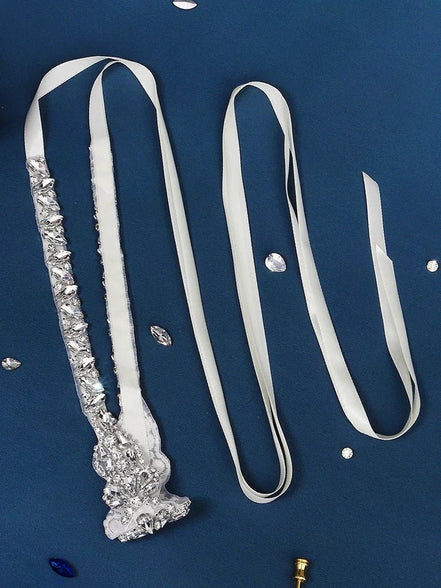 Susannah | Bridal Belt - 14:350853WS - J060S - Bridal Accessories - Ivory & White