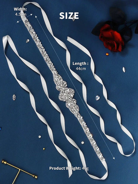 Susannah | Bridal Belt - 14:350853WS - J060S - Bridal Accessories - Ivory & White