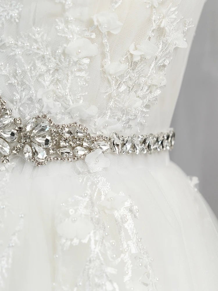 Susannah | Bridal Belt - 14:350853WS - J060S - Bridal Accessories - Ivory & White