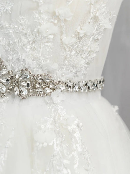 Susannah | Bridal Belt - 14:350853WS - J060S - Bridal Accessories - Ivory & White