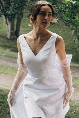 Sylvie | Tulle Gloves - 14:29White;200007763:201336100 - Bridal Accessories - Ivory & White