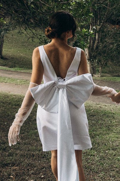Sylvie | Tulle Gloves - 14:29White;200007763:201336100 - Bridal Accessories - Ivory & White