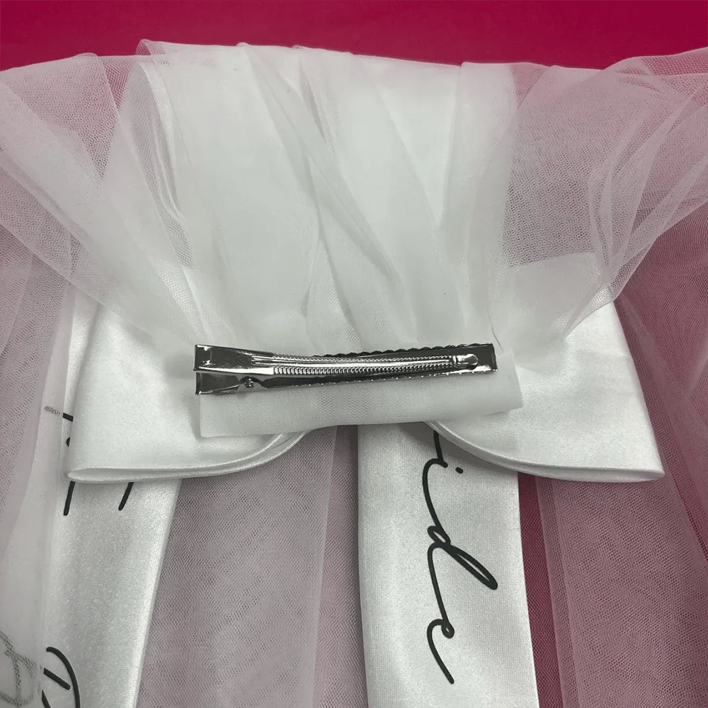 Talia | Bride to be Bow Veil - 14:200006153B - Bridal Veil - Ivory & White