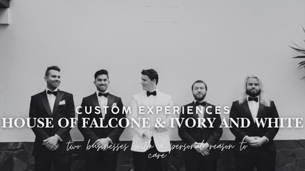 House of Falcone & Ivory & White: A More Personal Way to Dress for Your Wedding - Ivory & White