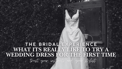 What It’s Really Like Trying On Wedding Dresses for the First Time? - Ivory & White