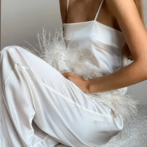 Dressing Gowns and Sleepwear - Ivory & White