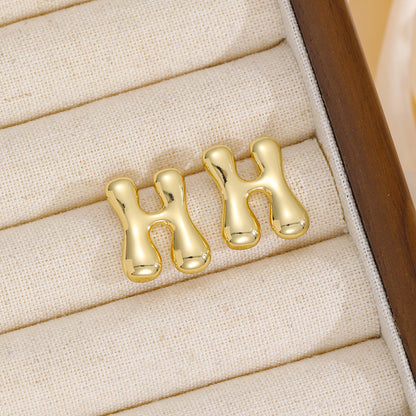 Zara - Alphabet Earrings