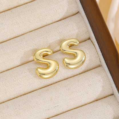 Zara - Alphabet Earrings
