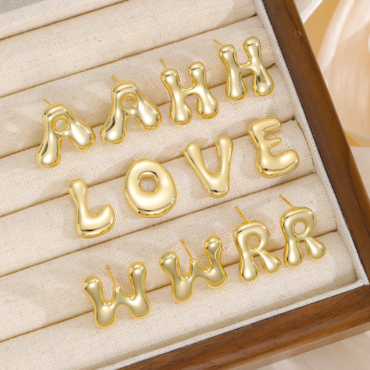 Zara - Alphabet Earrings