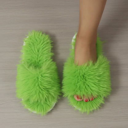 Frannie | Fur Slide Slippers