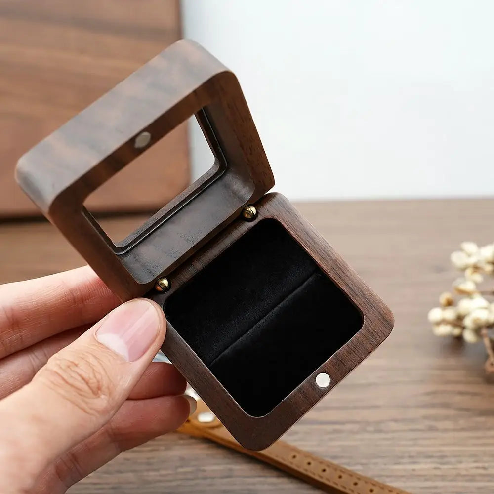 Wooden Jewellery Box with Display Window