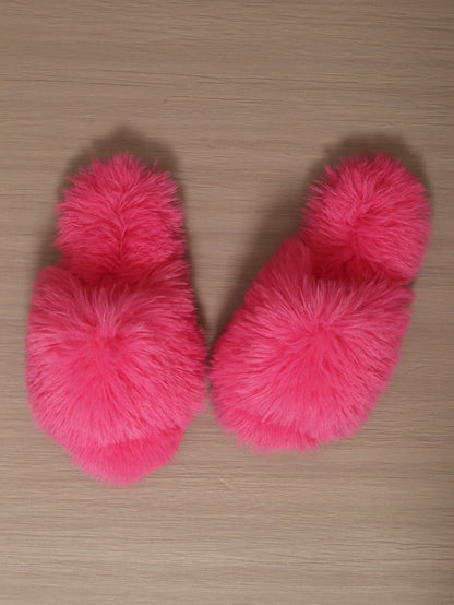 Frannie | Fur Slide Slippers