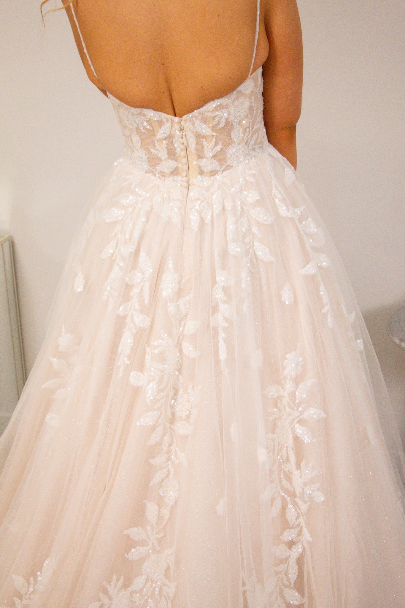 Abbey -  - Wedding Dress - Ivory & White