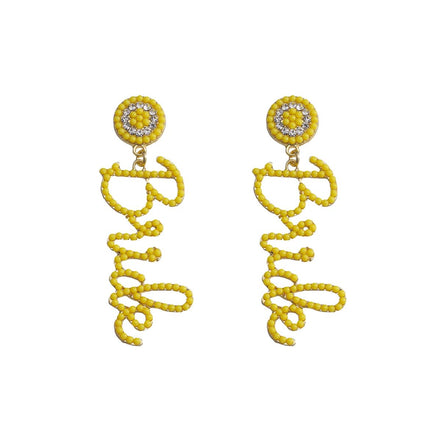 Abigail - 200001034:6622Yellow - Jewellery - Ivory & White