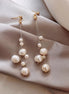 Alice | Floating Pearl Drop Studs - 200001034:2604813136 - Jewellery - Ivory & White