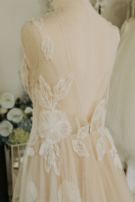 Alma -  - Wedding Dress - Ivory & White