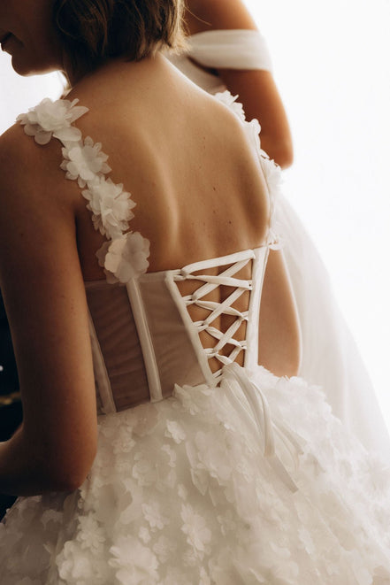 Amanda - 14:200003699custom color;200000443:151 - Wedding Dress - Ivory & White