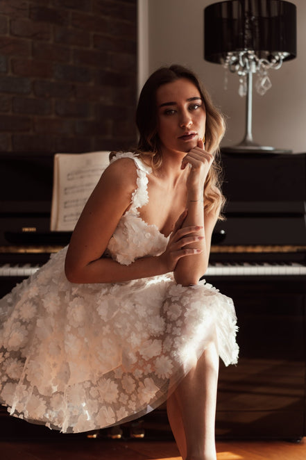 Amanda - 14:200003699custom color;200000443:151 - Wedding Dress - Ivory & White