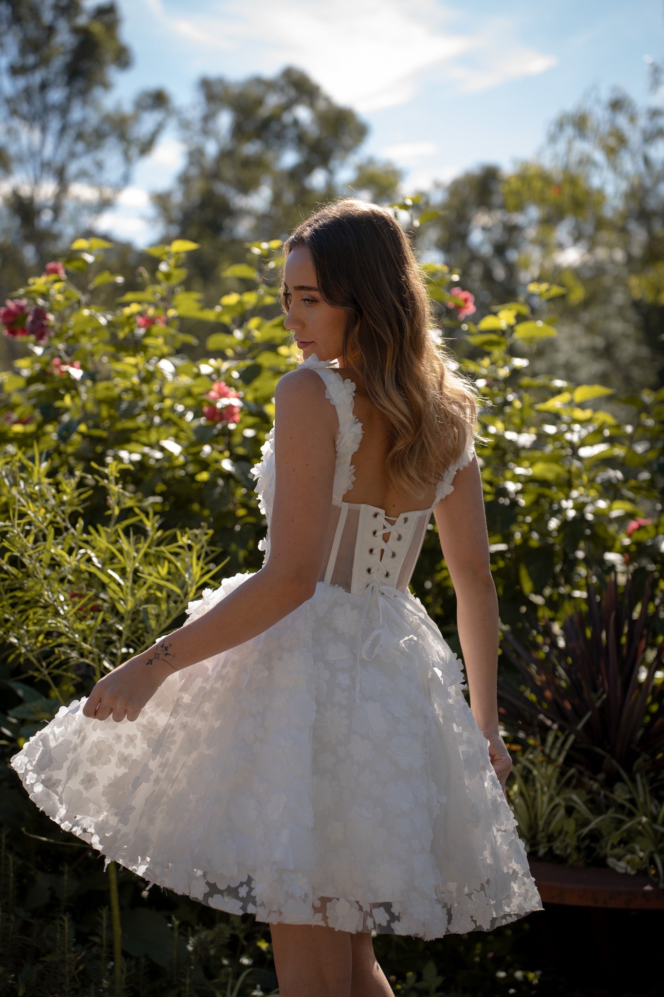 Amanda - 14:200003699custom color;200000443:151 - Wedding Dress - Ivory & White