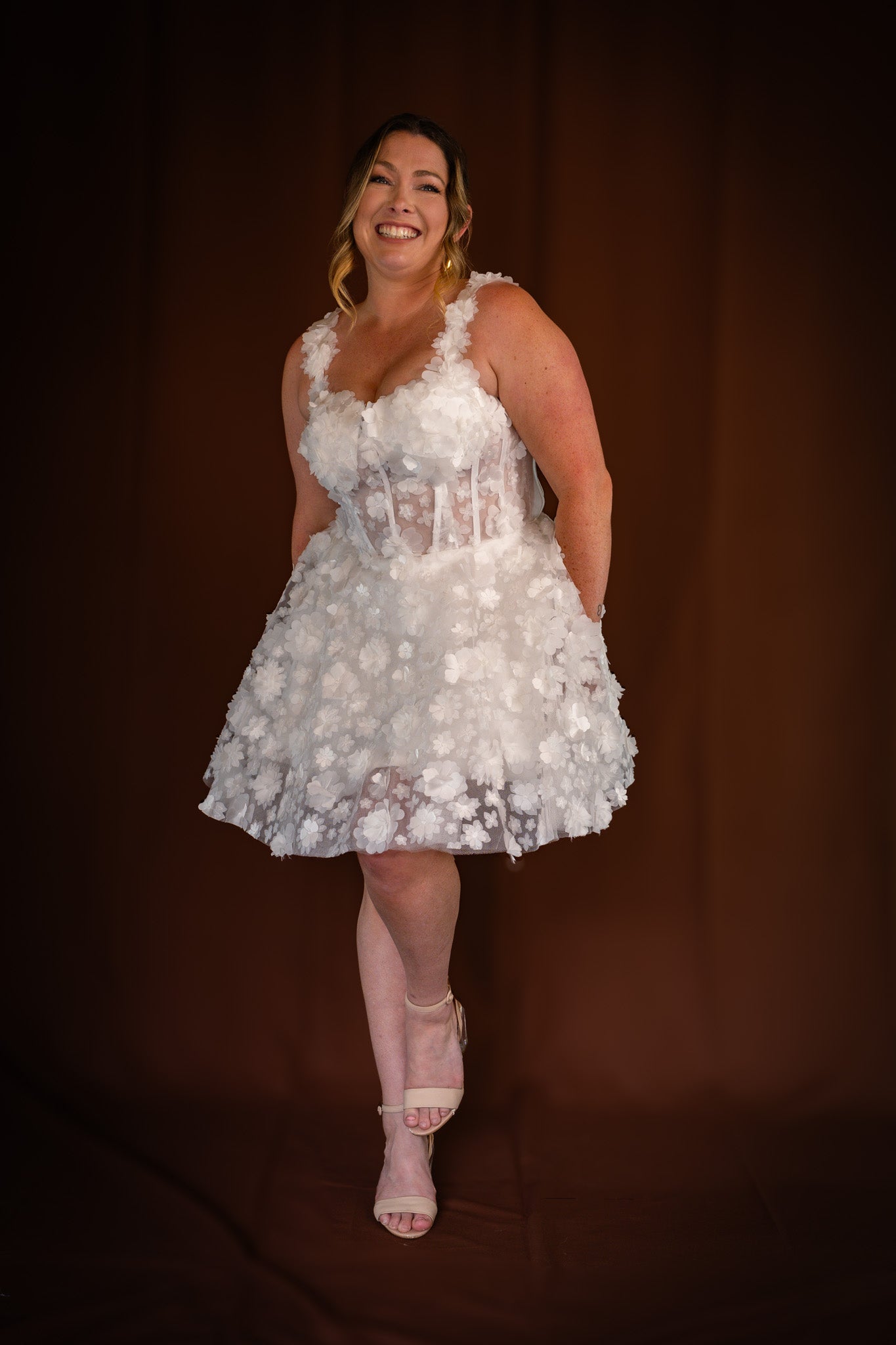 Amanda - 14:200003699custom color;200000443:151 - Wedding Dress - Ivory & White