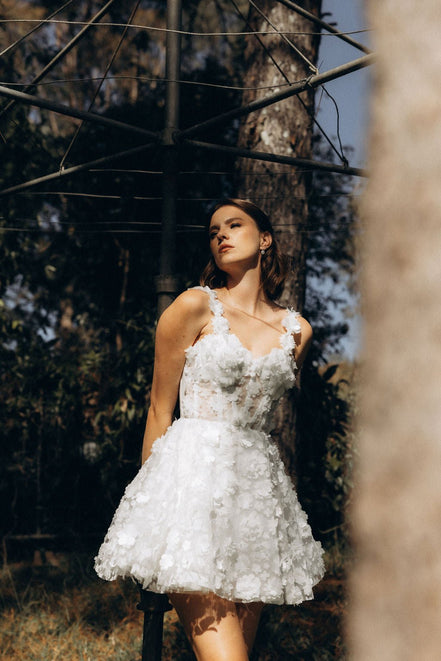 Amanda - 14:200003699custom color;200000443:151 - Wedding Dress - Ivory & White