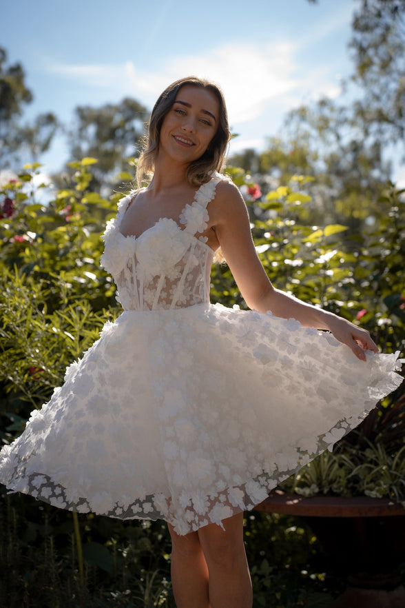 Amanda - 14:200003699custom color;200000443:151 - Wedding Dress - Ivory & White