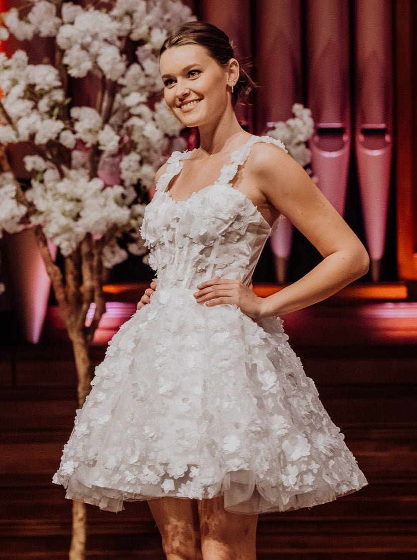 Amanda - 14:200003699custom color;200000443:151 - Wedding Dress - Ivory & White