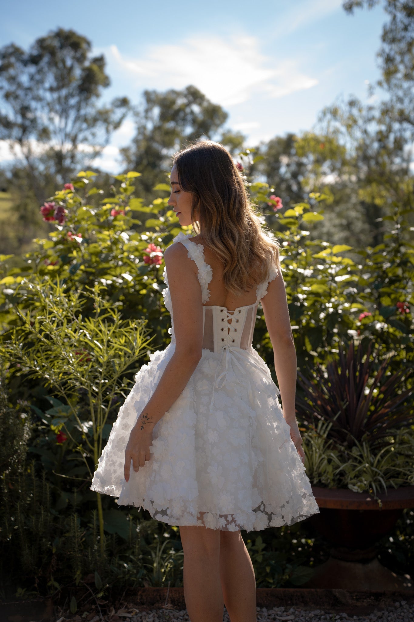 Amanda - 14:200003699custom color;200000443:151 - Wedding Dress - Ivory & White