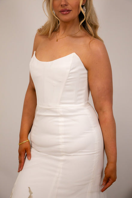 Amina -  - Wedding Dress - Ivory & White