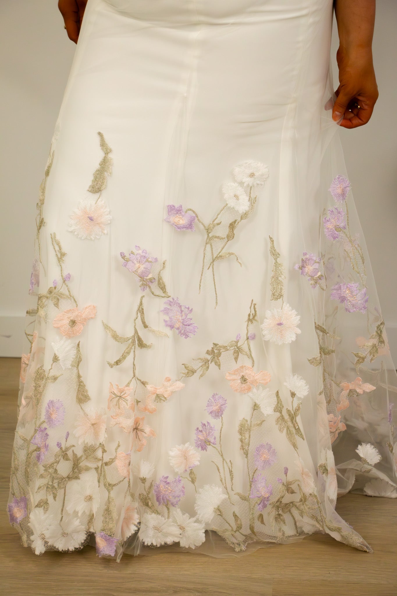 Amina -  - Wedding Dress - Ivory & White