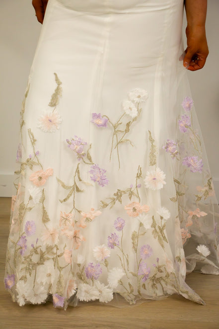 Amina -  - Wedding Dress - Ivory & White
