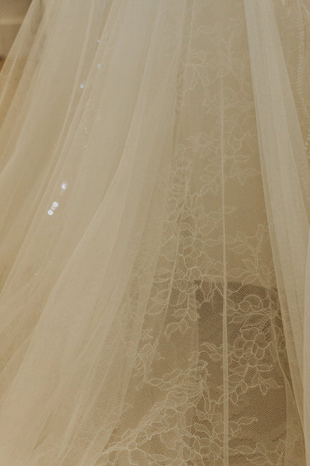 Ana -  - Wedding Dress - Ivory & White
