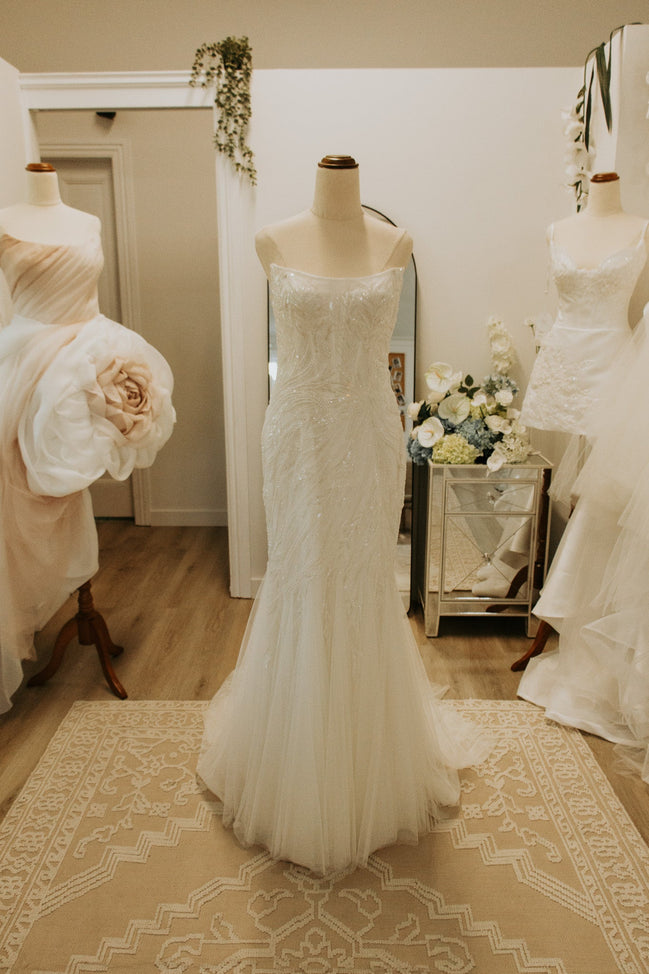 Ana -  - Wedding Dress - Ivory & White