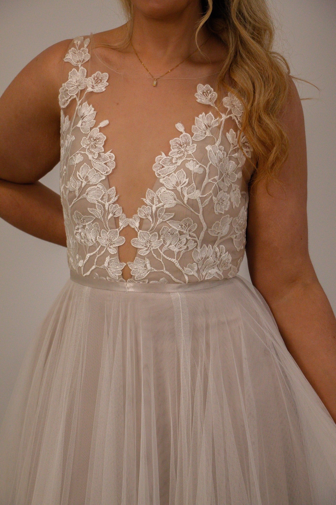 Anita -  - Wedding Dress - Ivory & White