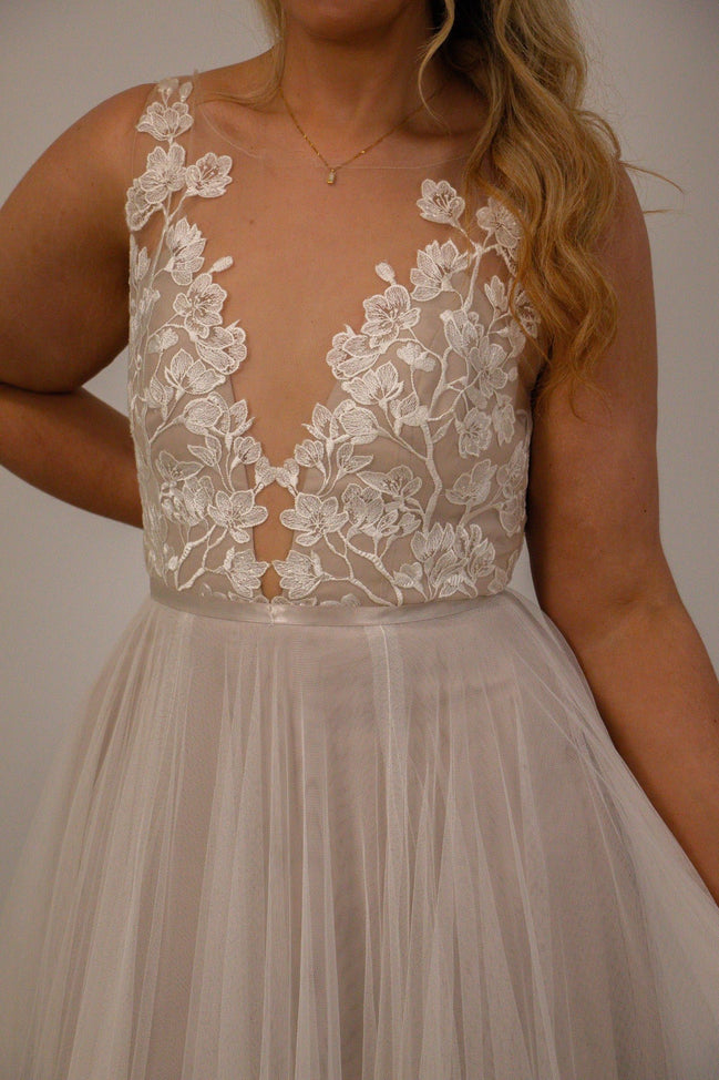 Anita -  - Wedding Dress - Ivory & White
