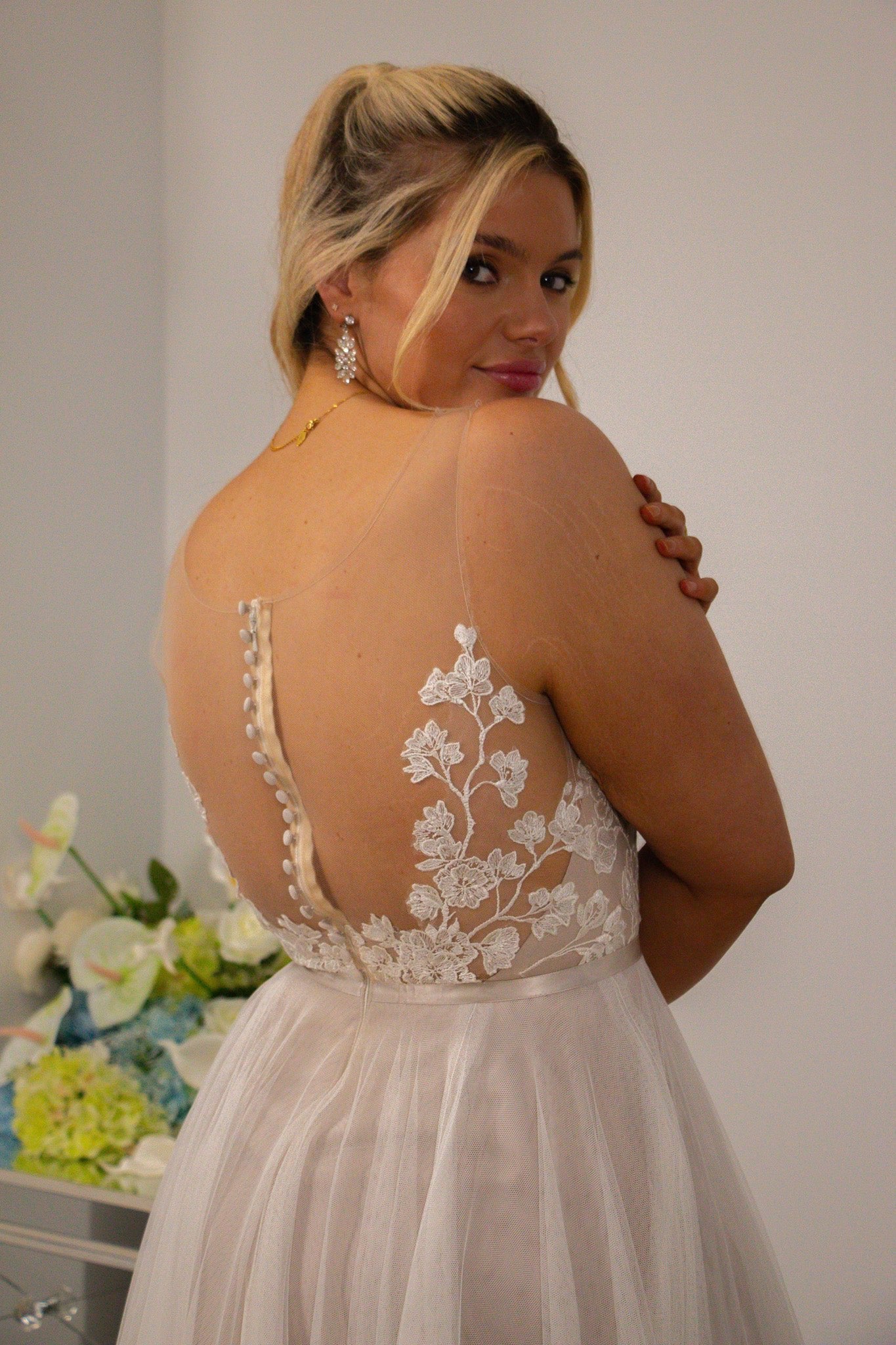 Anita -  - Wedding Dress - Ivory & White