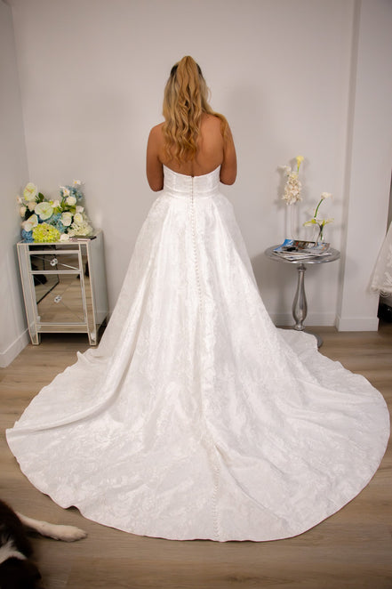 Aris -  - Wedding Dress - Ivory & White