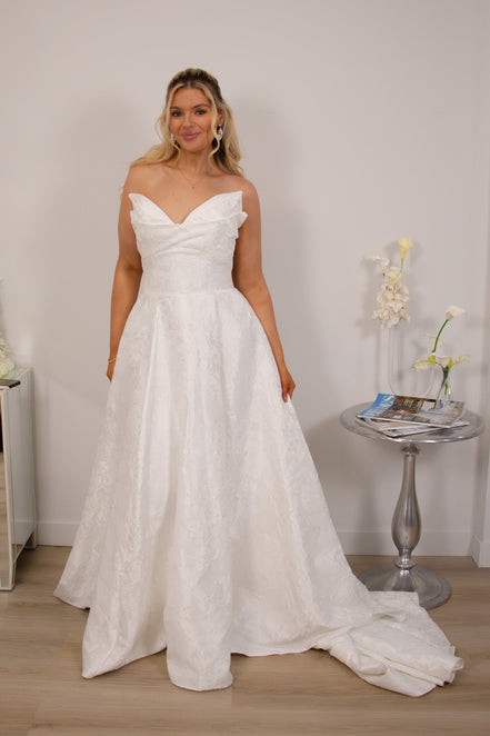 Aris -  - Wedding Dress - Ivory & White