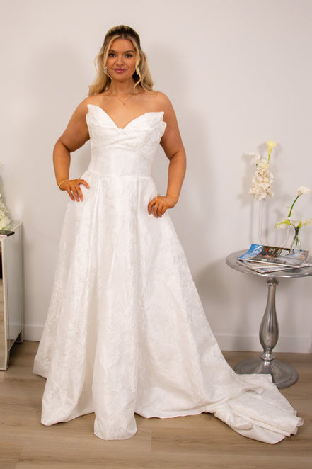 Aris -  - Wedding Dress - Ivory & White
