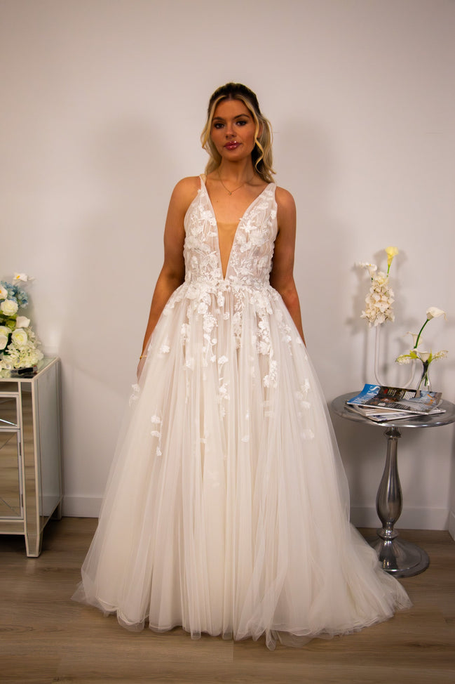 Avery -  - Wedding Dress - Ivory & White